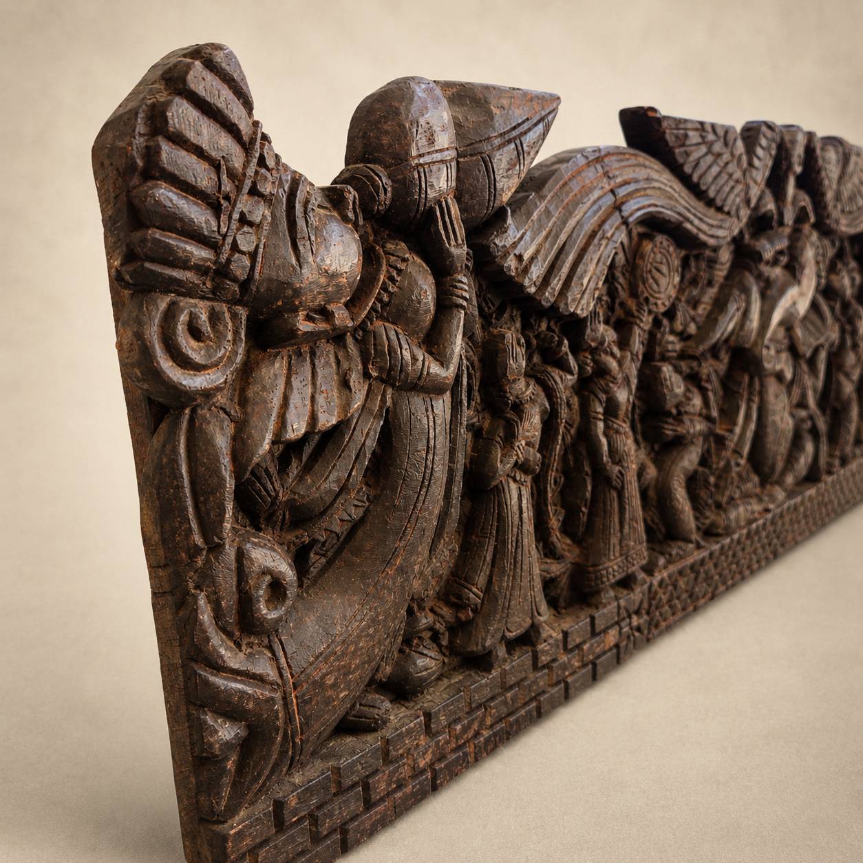 madera · ganesha panel tallado a mano madera · ganesha panel tallado a mano
